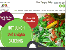 Tablet Screenshot of diningarounddurant.com